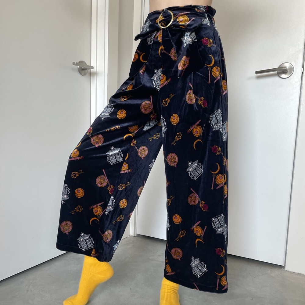 GU velvet sailor moon pants